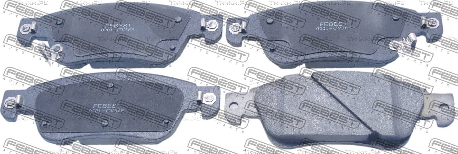 Тормозные колодки Febest передние для Infiniti EX I (J50) 2008-2011. Артикул 0201-CV36F