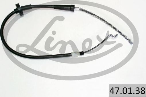 Трос ручника (тросик ручного тормоза) Linex. Артикул 47.01.38