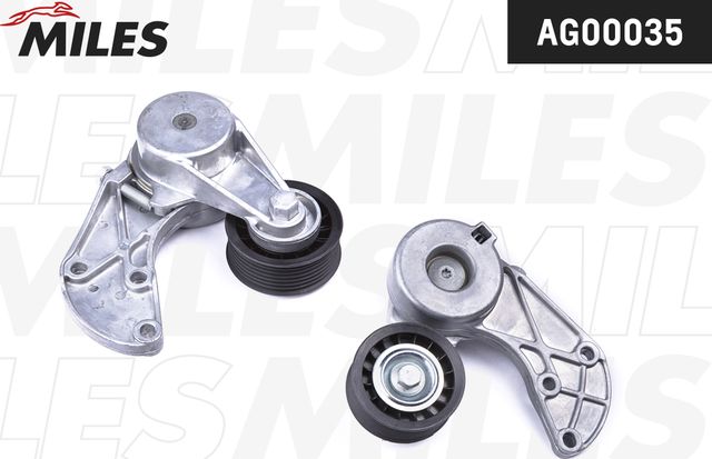 Натяжной ролик (натяжитель) приводного ремня Miles. Артикул AG00035