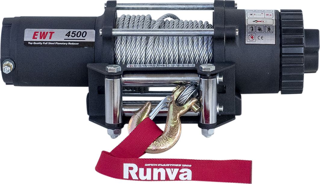 Лебёдка электрическая 12V Runva 4500A lbs. Артикул EWT4500A