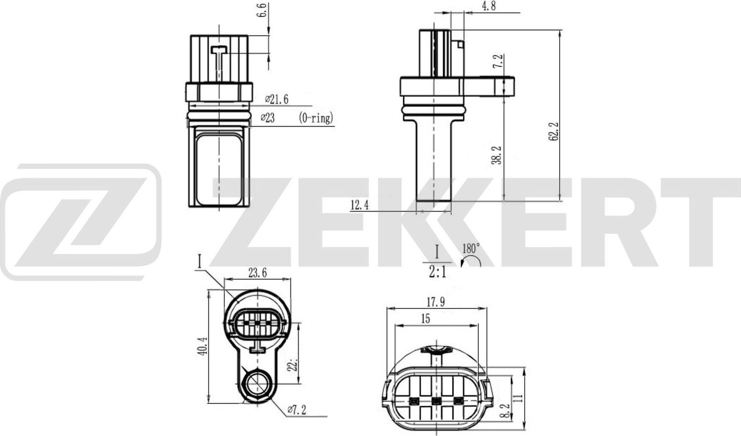 Датчик положения коленвала Zekkert. Артикул SE-4123