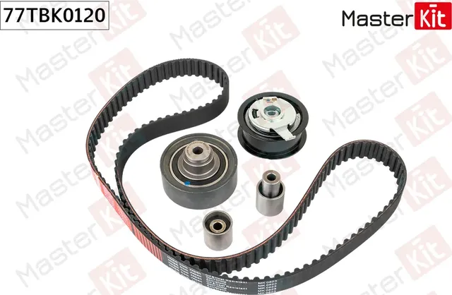 77TBK0120 Комплект ремня ГРМ Skoda OCTAVIA I (1U2) 1996 - 2010 (Master KIT). Артикул 77tbk0120