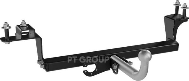Фаркоп PT Group с крашеной балкой и оцинкованным крюком для Lada Priora I рестайлинг седан, хэтчбек 2013-2018. Артикул LPR-07-991522.33Black