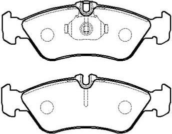 Тормозные колодки HSB. Артикул HP9557