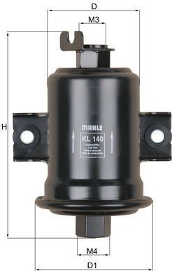 Топливный фильтр Mahle-Knecht. Артикул KL 140