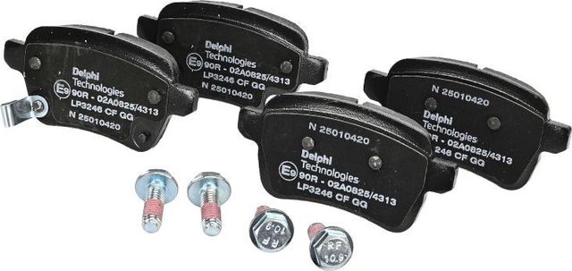 Тормозные колодки Delphi (Low-Metallic) для Fiat Tipo 356 2015-2026. Артикул LP3246