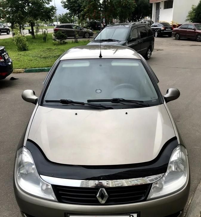 Дефлектор Vip-Tuning для капота Renault Symbol II 2008-2013. Артикул RL08