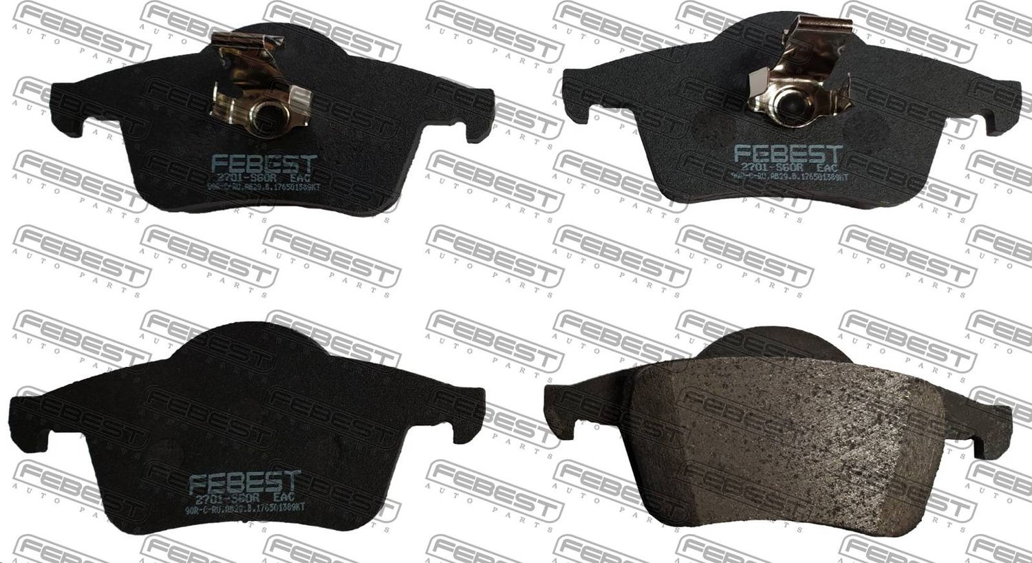 Тормозные колодки Febest. Артикул 2701-S60R