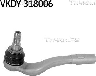 Наконечник рулевой тяги SKF. Артикул VKDY 318006