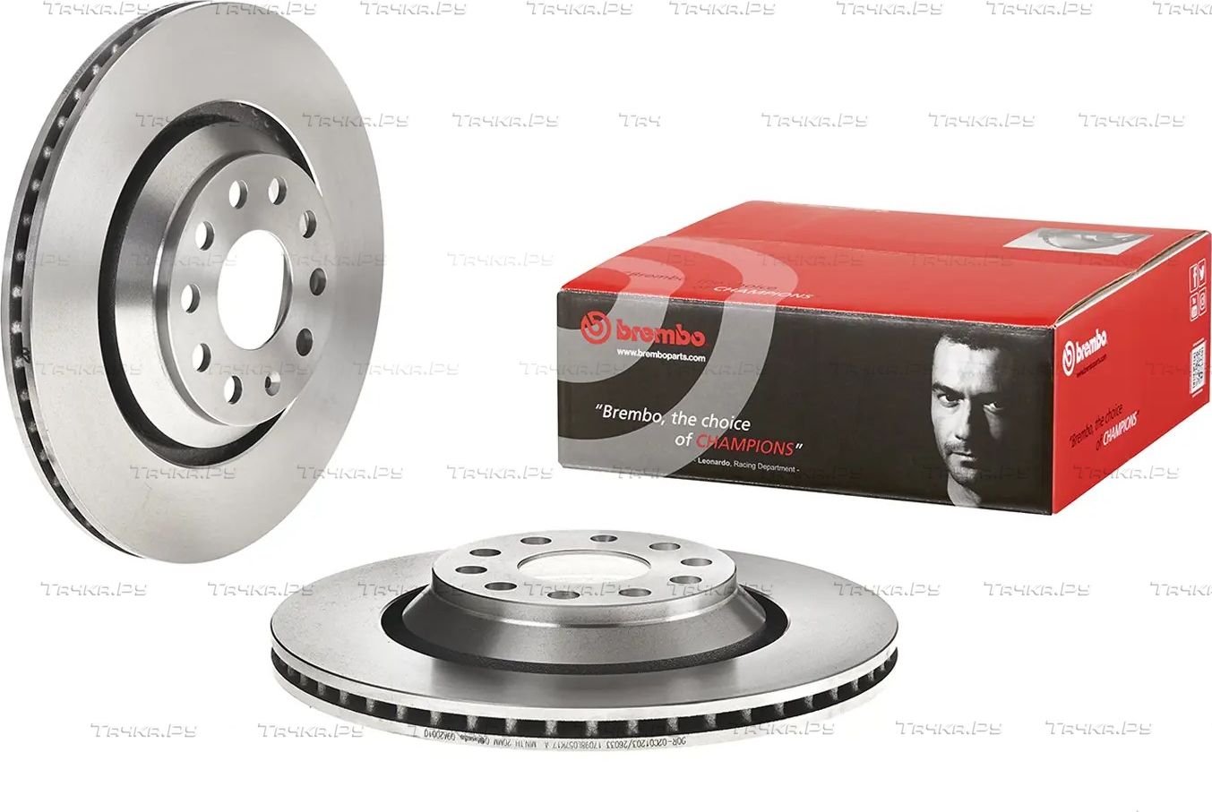 Тормозной диск Brembo PRIME LINE для Skoda Superb III 2015-2026. Артикул 09.A200.10