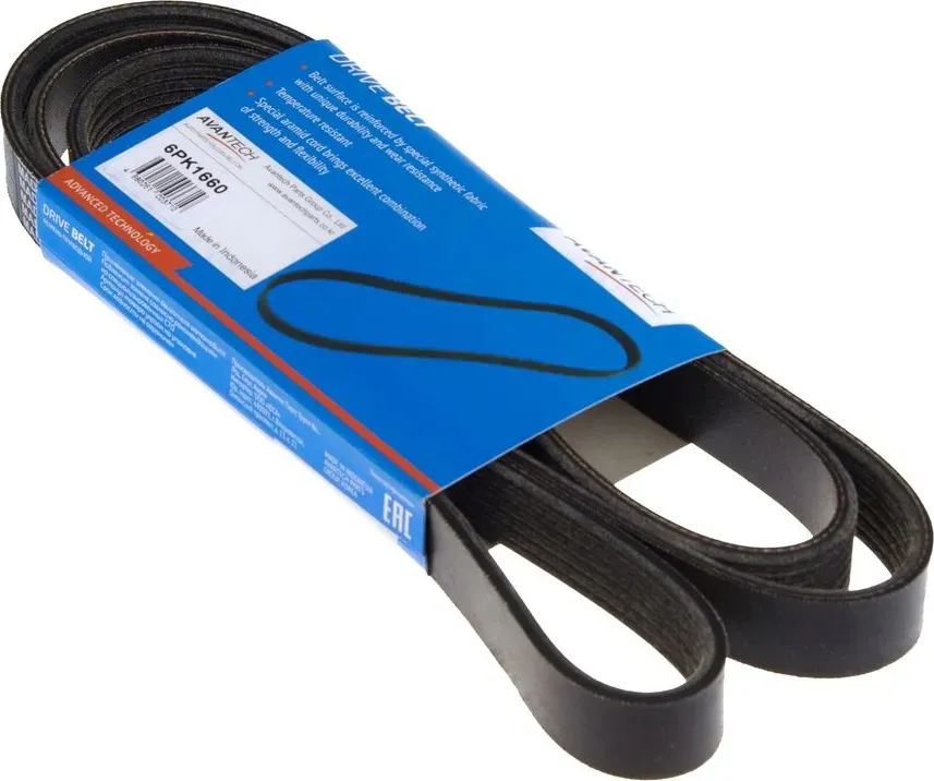 Ремень поликлиновой (Avantech). Артикул 6PK1660