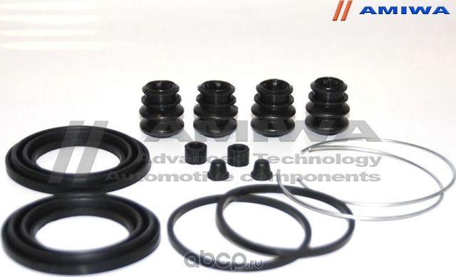 РЕМКОМПЛЕКТ СУППОРТА ТОРМОЗНОГО ПЕРЕДНЕГО (Amiwa). Артикул 14142693