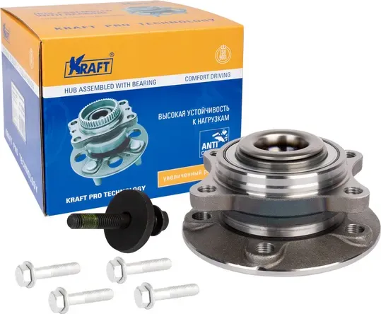 Ступица передняя в сборе L=R (Kraft). Артикул KT110114