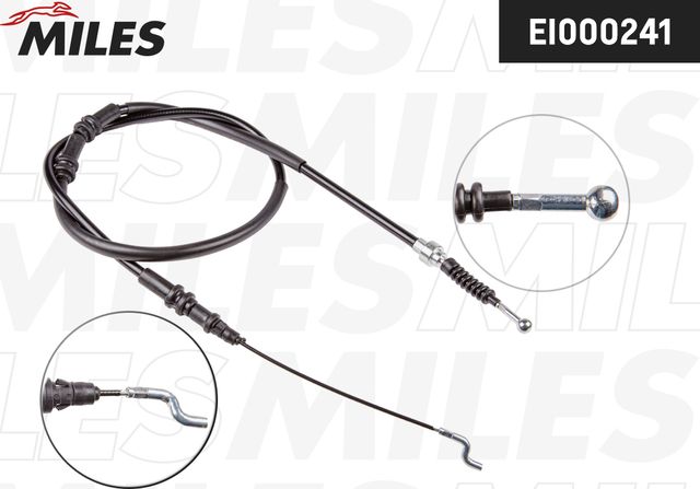 Трос ручника (тросик ручного тормоза) Miles. Артикул EI000241