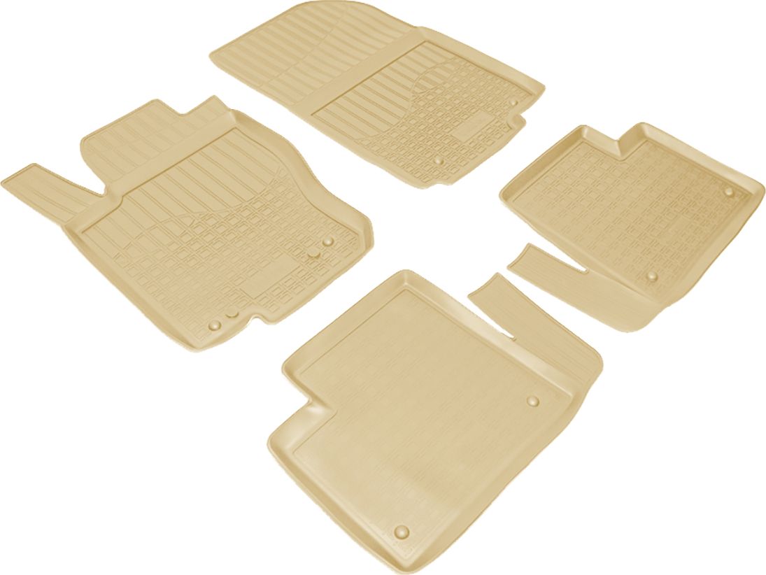Коврики Норпласт для салона Mercedes-Benz GL-Класс X166 2012-2016 БЕЖЕВЫЕ. Артикул NPA10-C56-500-B