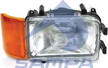 Фара передняя основная Sampa правая для DAF 95 1987-1998. Артикул 051.096