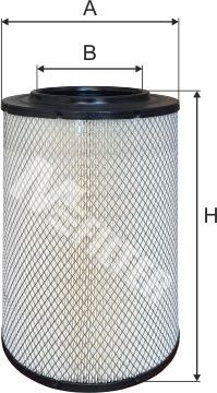 Воздушный фильтр MFilter. Артикул A 848