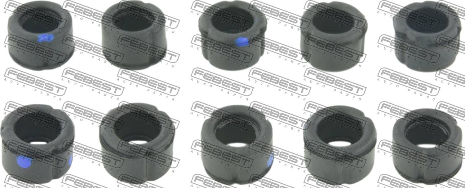 Втулка направляющей тормозного суппорта Febest. Артикул TT-CU2W-PCS10