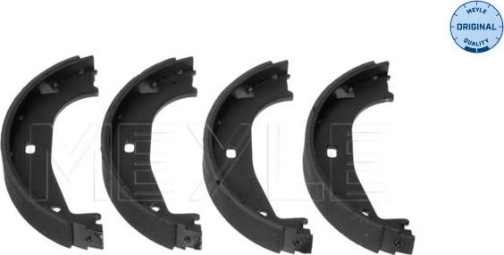 Тормозные колодки (стояночная тормозная система) Meyle Original. Артикул 314 042 0005
