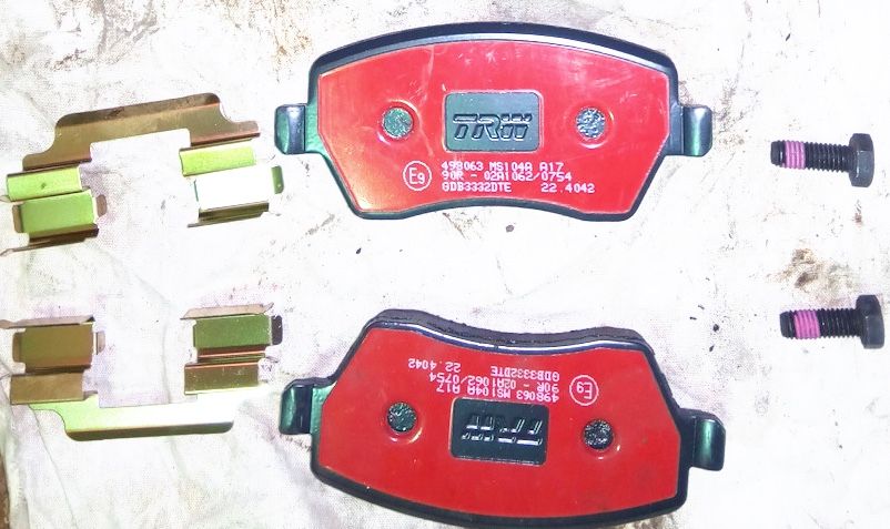 Тормозные колодки TRW DTEC COTEC передние для Renault Logan II 2007-2026. Артикул GDB3332DTE