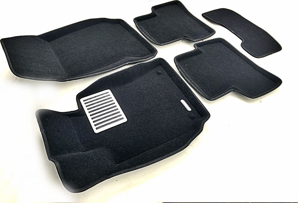 Коврики текстильные Euromat 3D Lux для салона Mercedes-Benz C-Класс W204 2008-2013. Артикул EM3D-003503