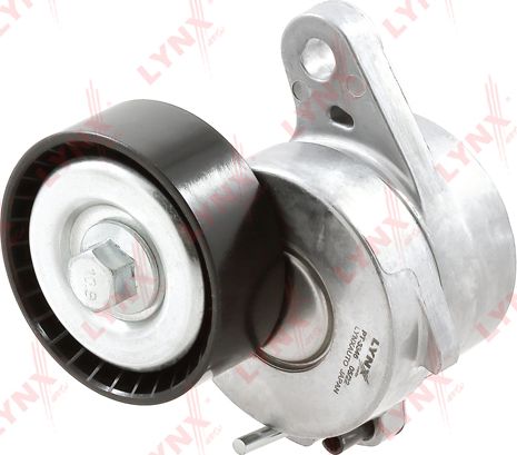 Натяжной ролик (натяжитель) приводного клинового зубчатого ремня LYNXauto. Артикул PT-3346