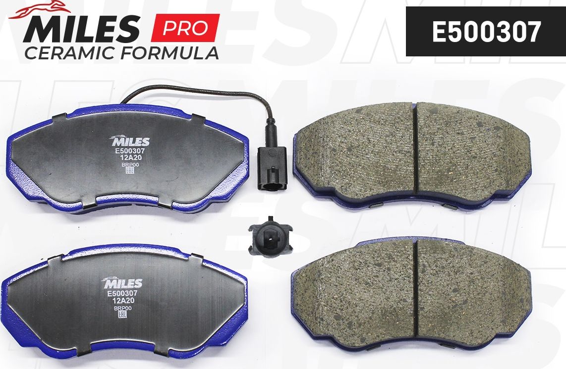 Тормозные колодки Miles (Керамика). Артикул E500307