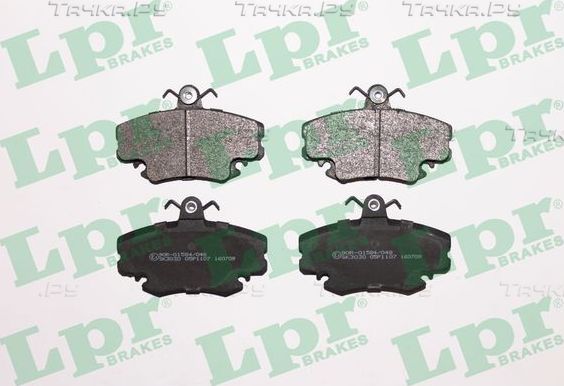 Тормозные колодки LPR передние для Renault 18 1980-1986. Артикул 05P1107