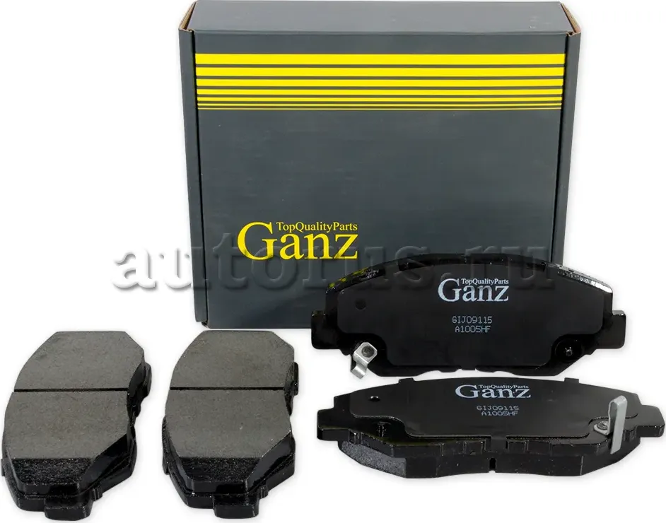 Колодки торм.пер. (Ganz). Артикул GIJ09115
