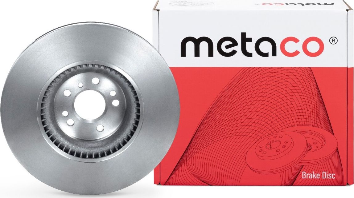 Диск тормозной передний вентилируемый (Metaco). Артикул 3050352