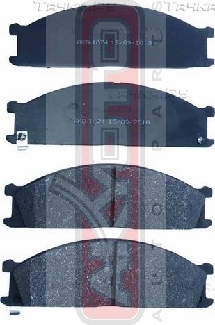 Тормозные колодки Akyoto Packing AKYOTO. Артикул AKD-1074