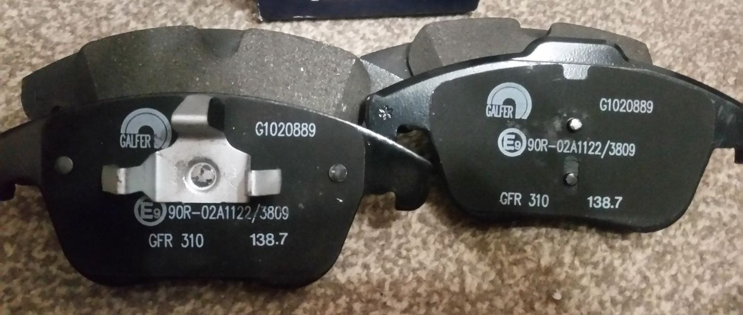 Тормозные колодки Galfer. Артикул B1.G102-0889.2