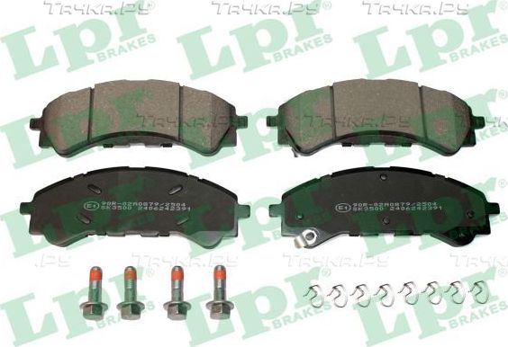 Тормозные колодки LPR для Ford Ranger III 2018-2015. Артикул 05P2391