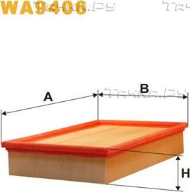 Воздушный фильтр WIX Filters. Артикул WA9406