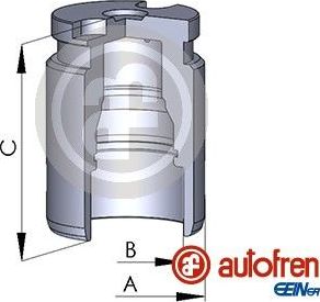 Поршень тормозного суппорта Autofren Seinsa (сталь). Артикул D025417
