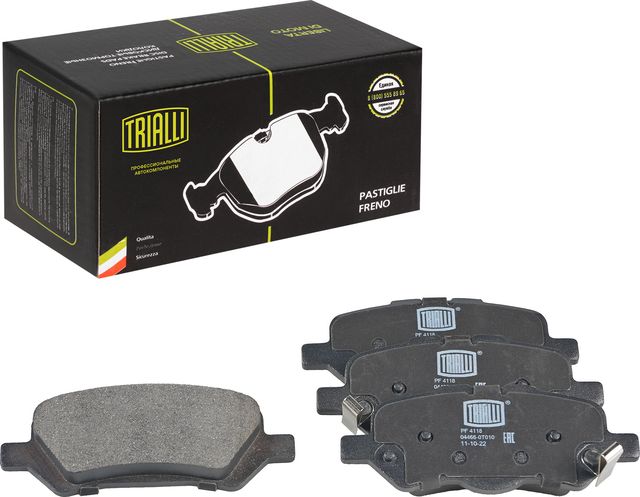 Тормозные колодки Trialli (Low-Metallic). Артикул PF 4118
