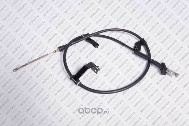Трос стояночного тормоза левый (Ukorauto). Артикул U0107005L