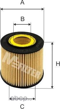 Масляный фильтр MFilter для MINI Cabrio I (R52) 2004-2008. Артикул TE 4027