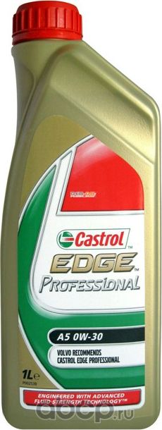 Масло моторное синт. EDGE Professional A5 Volvo Titanium FST 0W-30 (1л) (Castrol). Артикул 4673380060