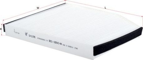 Салонный фильтр Sakura для Ford Transit VIII 2013-2026. Артикул CA-21090