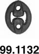 Крепление глушителя Asso (резина). Артикул 99.1132