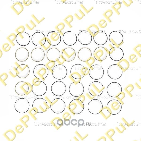 КОЛЬЦА ПОРШНЕВЫЕ (КОМПЛЕКТ) NISSAN QASHQAI (J10E) (06-13) (Deppul). Артикул DEAEE00