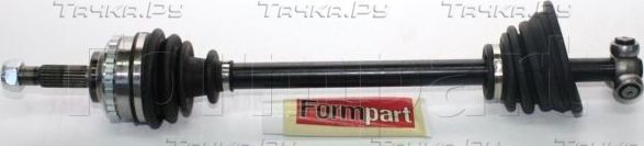 Полуось (привод в сборе, приводной вал) Formpart передняя левая для Renault Clio II 1998-2013. Артикул 22380097/S