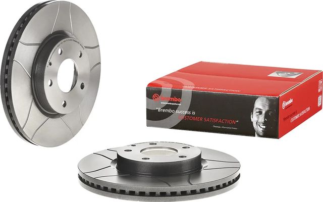 Тормозной диск Brembo XTRA LINE - Max передний для Mazda 6 III (GJ) 2012-2026. Артикул 09.C654.75