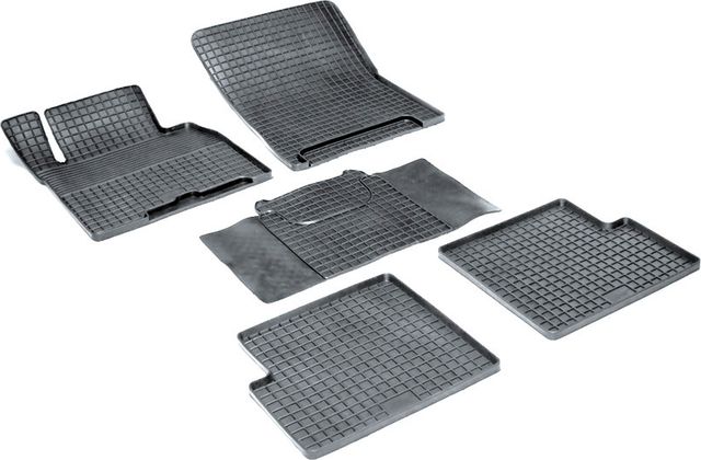 Коврики резиновые Seintex с узором сетка для салона Mercedes-Benz G-Класс W463 2001-2008. Артикул 00949