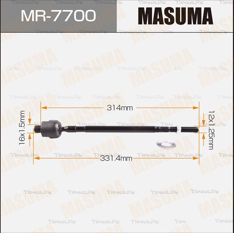 Рулевая тяга Masuma правая/левая для Mitsubishi Colt V (CJ) 1996-2003. Артикул MR-7700