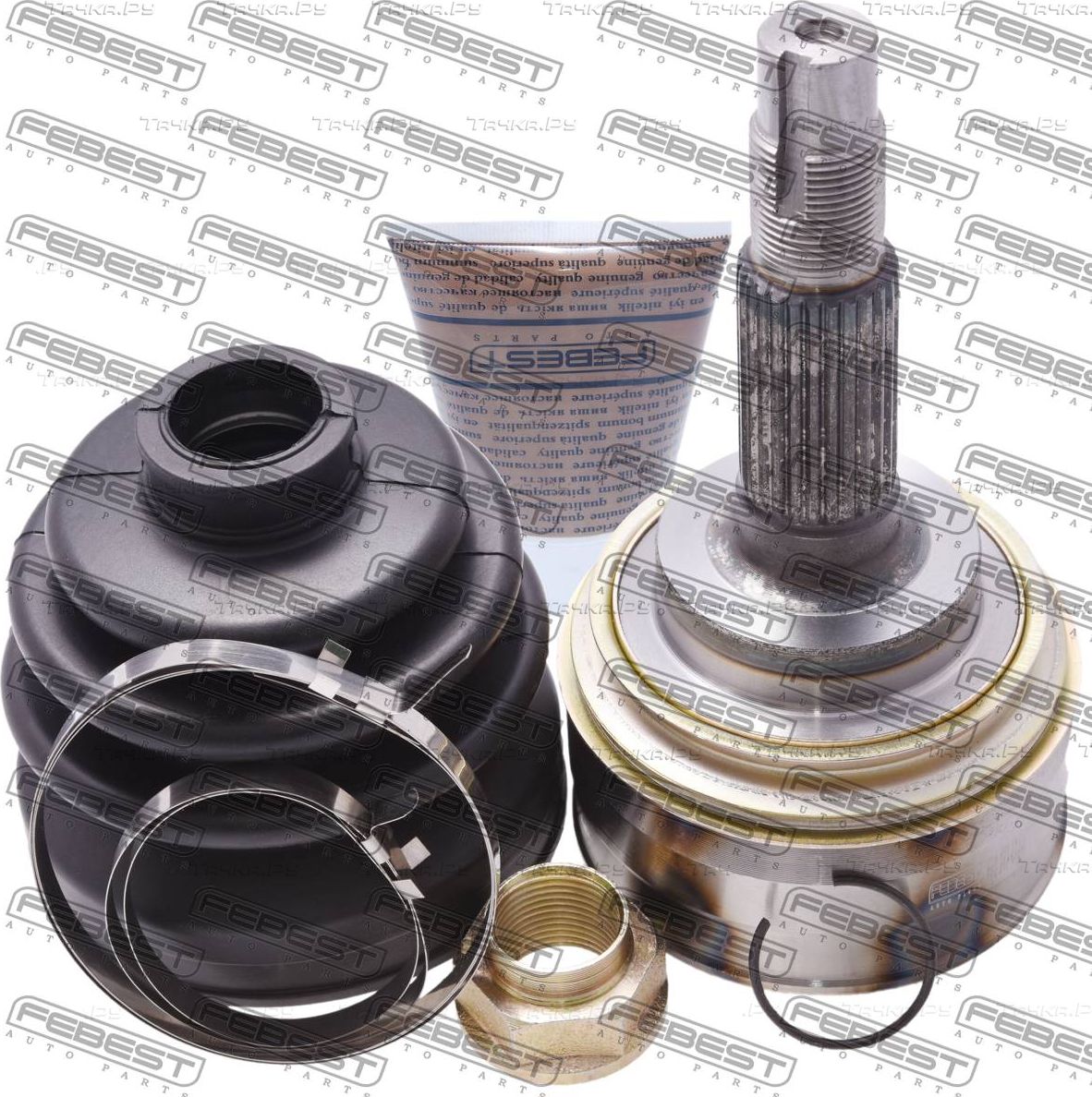 Шрус наружный (граната) Febest передний для Toyota Previa I (XR10, XR20) 1990-1991. Артикул 0110-018