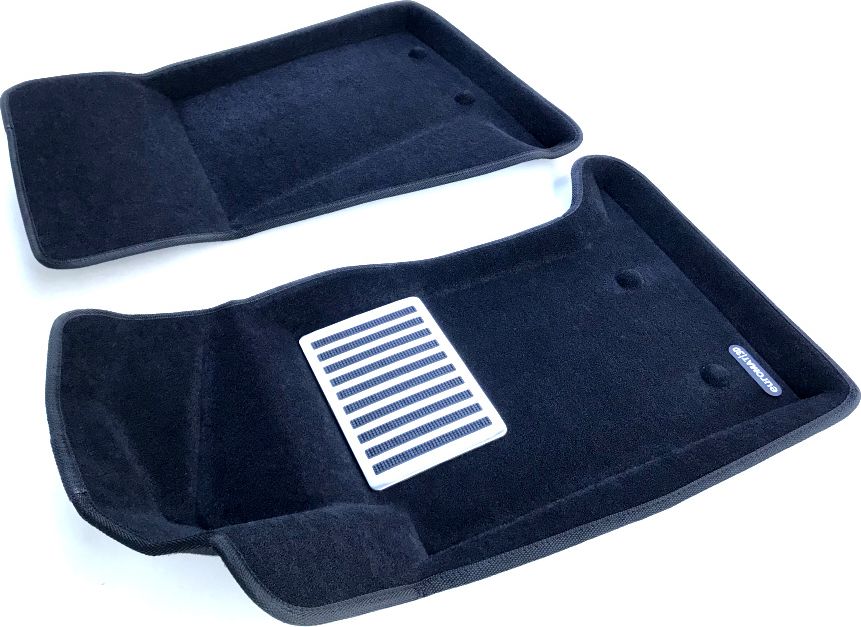 Коврики текстильные Euromat 3D Lux для салона Jaguar F-Type 2015-2026 ЧЕРНЫЕ. Артикул EM3D-002755