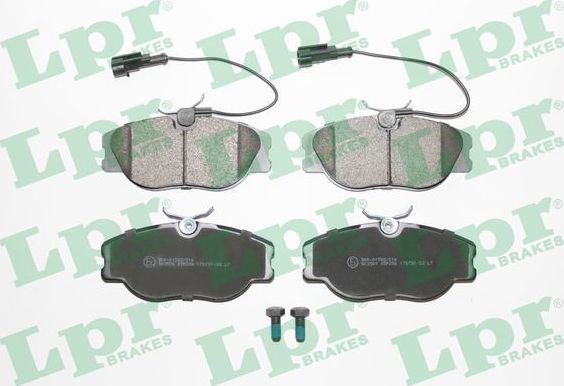 Тормозные колодки LPR. Артикул 05P286