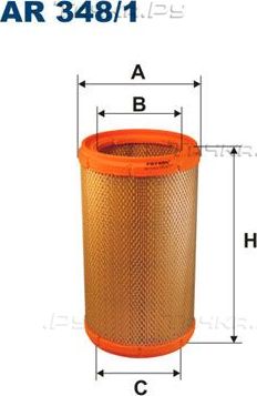 Воздушный фильтр Filtron. Артикул AR 348/1